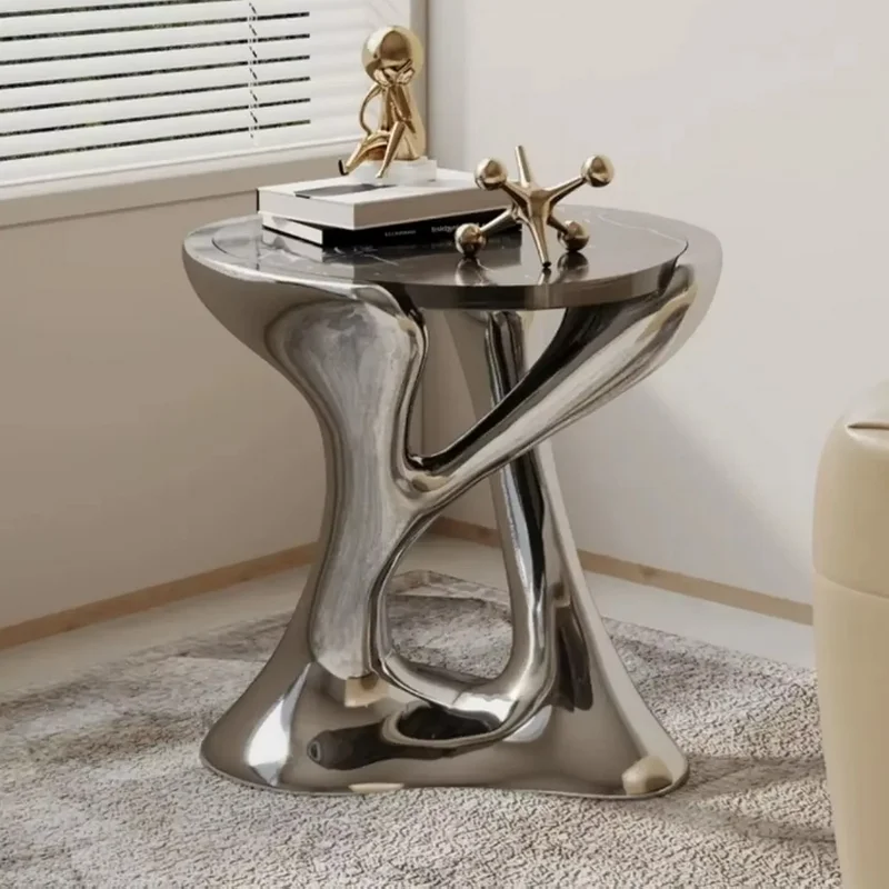 Modern Living room sofa circular small side table luxury bedside table Creative Tea Table Electroplated marble coffee table
Modern Living room sofa circular small side table luxury bedside table Creative Tea Table Electroplated marble coffee table