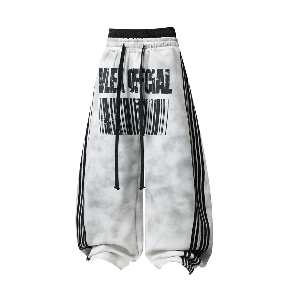 Deisgn Double Elastic Waist Gurnge Gothic Distressed Washed Printed Women's Sport Sweatpants Trousers Pants for Women Streetwear
Deisgn Double Elastic Waist Gurnge Gothic Distressed Washed Printed Women's Sport Sweatpants Trousers Pants for Women Streetwear