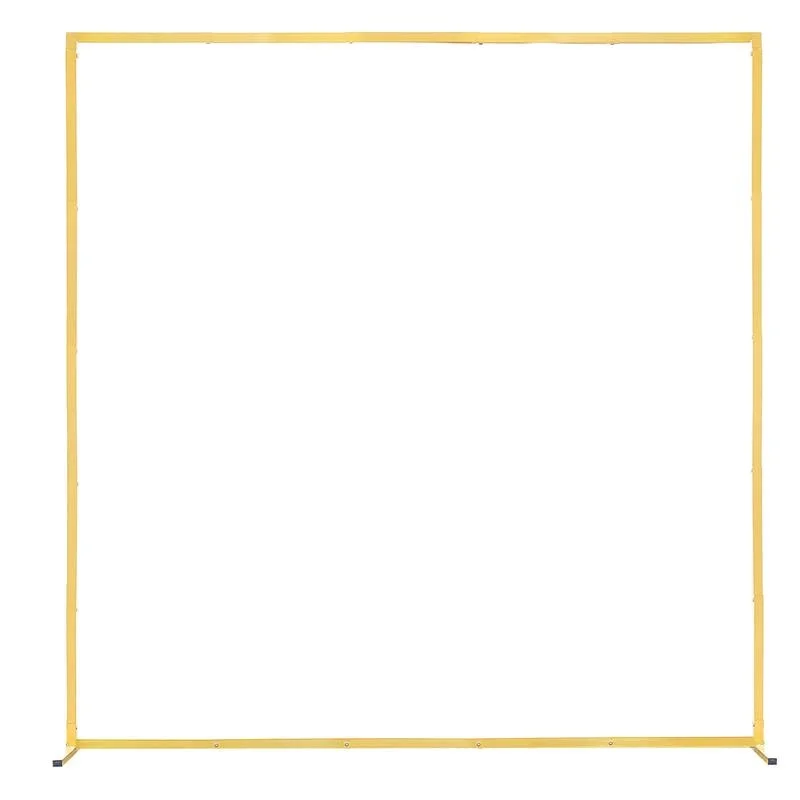 Gold Metal Arch Stand 6.6x6.6 ft for Wedding Party Graduation Holiday Ceremony Decoration
Gold Metal Arch Stand 6.6x6.6 ft for Wedding Party Graduation Holiday Ceremony Decoration