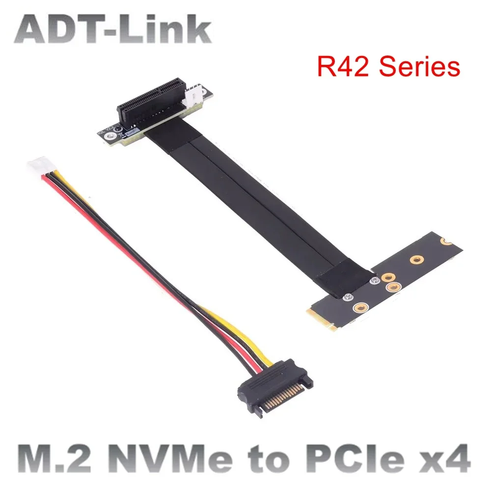 M.2 NGFF NVMe to PCI Express 3.0 4.0 X4 Extension Riser Cable PCIE4.0 x4 Gen4 Full Speed 90° Socket GPU M2 Card SSD 2280 Adapter
M.2 NGFF NVMe to PCI Express 3.0 4.0 X4 Extension Riser Cable PCIE4.0 x4 Gen4 Full Speed 90° Socket GPU M2 Card SSD 2280 Adapter
