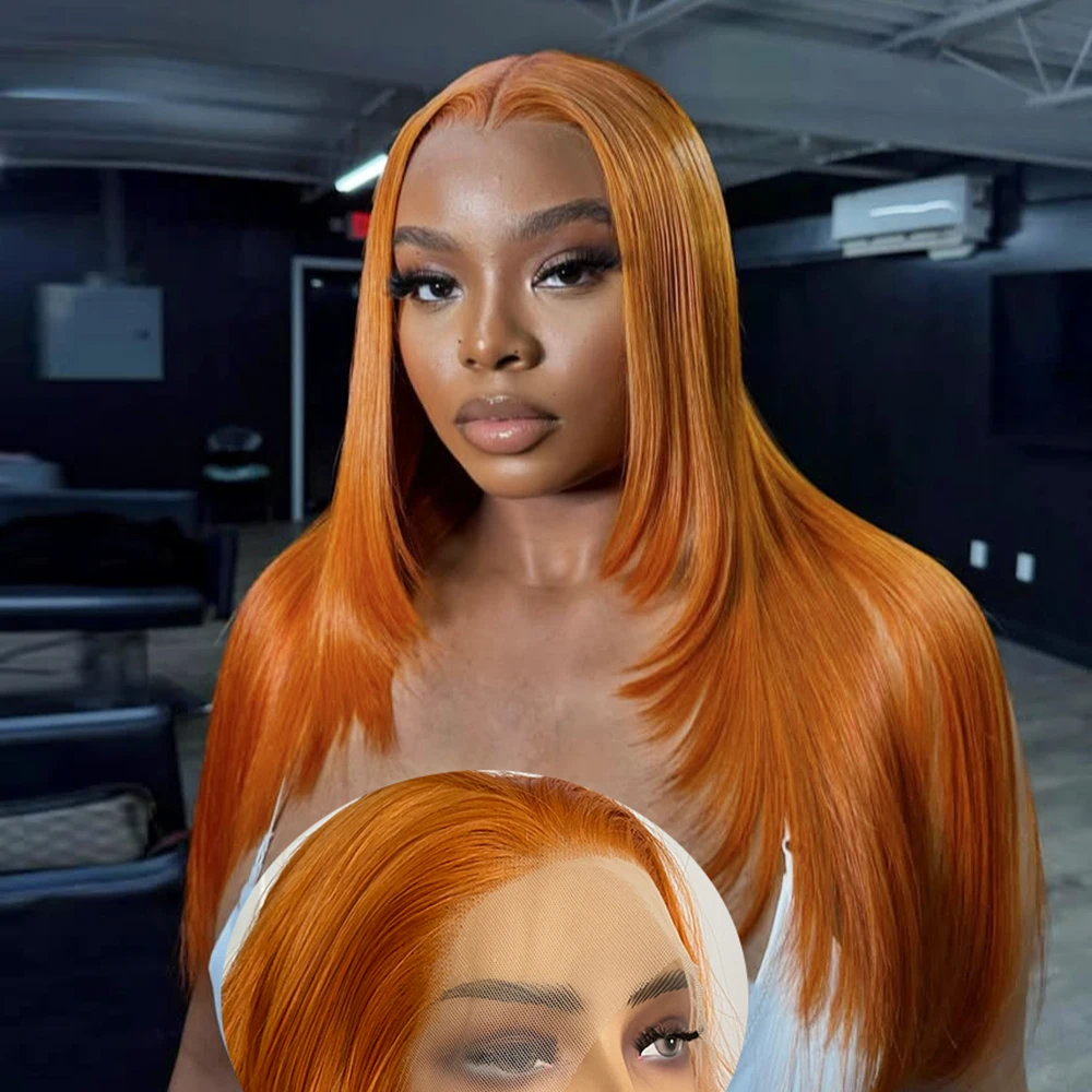 Orange Layered Cut Wig Long Silky Straight Synthetic Lace Front Wig for Women 13x4 Frontal Lace Natural Hairline Daily Wear Wigs
Orange Layered Cut Wig Long Silky Straight Synthetic Lace Front Wig for Women 13x4 Frontal Lace Natural Hairline Daily Wear Wigs