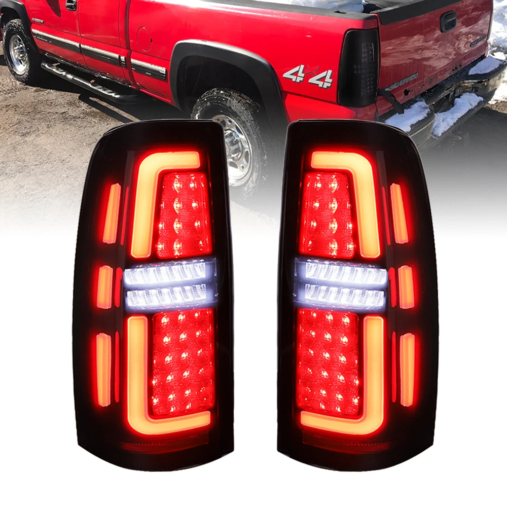 LED Tail Light Rear Brake Reverse Turn Signal Light for Chevy 1999-2002 Silverado 1500 2500/ 2001-2003 Silverado 3500
LED Tail Light Rear Brake Reverse Turn Signal Light for Chevy 1999-2002 Silverado 1500 2500/ 2001-2003 Silverado 3500
