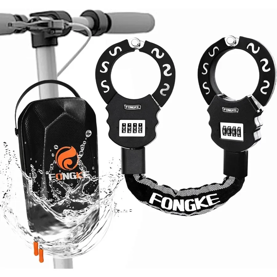 Electric Scooter Lock 4 Digit Combination Bike Locks 8mm Heavy Duty Bicycle Lock with Waterproof Bag AntiTheft Cable Padlock fo
Electric Scooter Lock 4 Digit Combination Bike Locks 8mm Heavy Duty Bicycle Lock with Waterproof Bag AntiTheft Cable Padlock fo