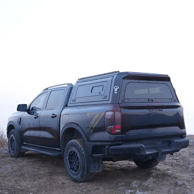 High Quality Aluminum High Canopy Pickup Truck Hardtop Black Truck Bed Topper with 301L-400L Capacity
High Quality Aluminum High Canopy Pickup Truck Hardtop Black Truck Bed Topper with 301L-400L Capacity