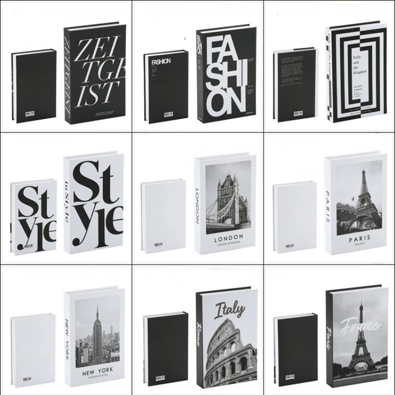 New Fashion Fake Books for Decoration Simulation Book Desktop Ornaments Coffee Table Books Villa Hotle Home Decor Shooting Prop
New Fashion Fake Books for Decoration Simulation Book Desktop Ornaments Coffee Table Books Villa Hotle Home Decor Shooting Prop