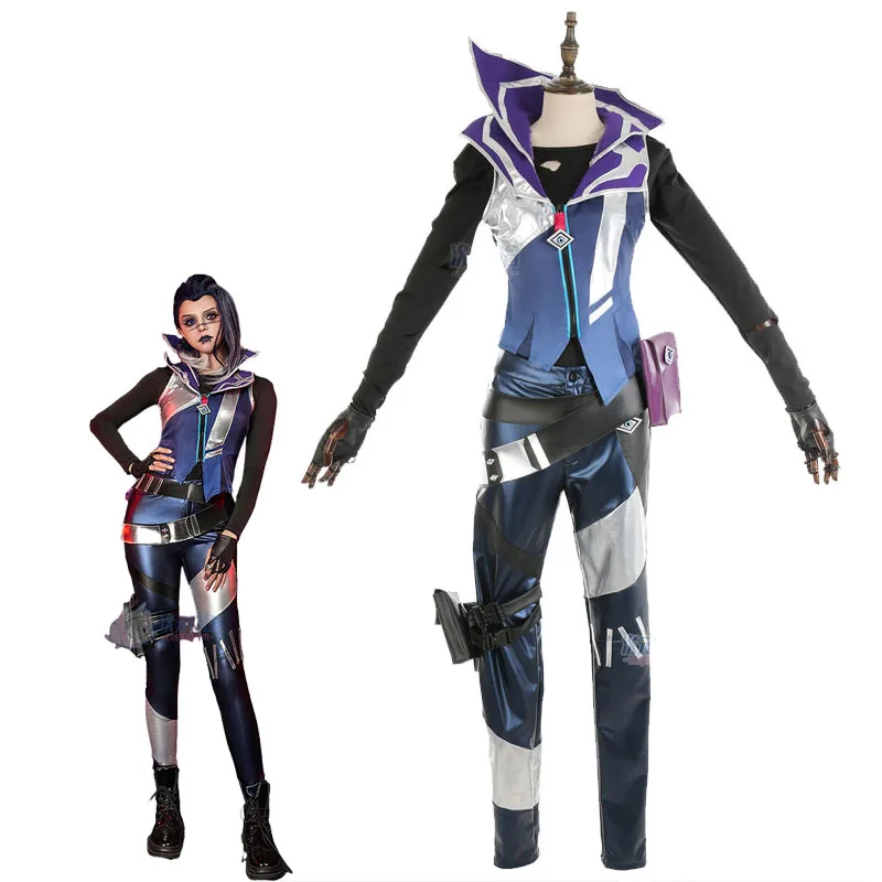 Game VALORANT Fade Cosplay Costume Shirt and Trousers with Vest and Gloves for Women Halloween Costume
Game VALORANT Fade Cosplay Costume Shirt and Trousers with Vest and Gloves for Women Halloween Costume