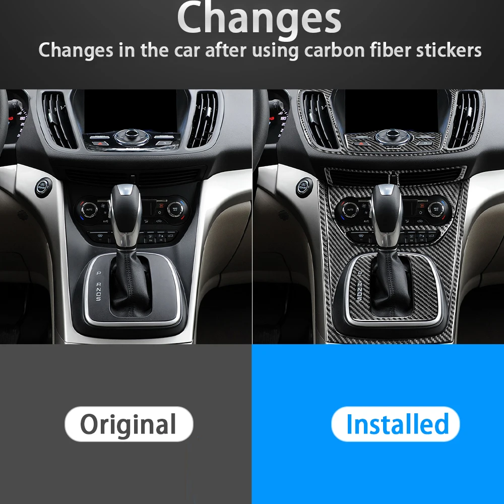 For Ford Escape Kuga 2013-2016 Real Carbon Fiber Stickers Center Contral Gear Shift Panel Car inside decorative Accessories
For Ford Escape Kuga 2013-2016 Real Carbon Fiber Stickers Center Contral Gear Shift Panel Car inside decorative Accessories