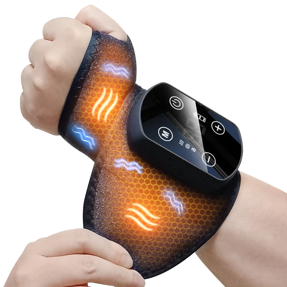 Electric Heating Wrist Massager Wrist Guard Wrist Support Strap 5 Levels Hot Compress 3 Levels Vibration Massage Wrist Massager
Electric Heating Wrist Massager Wrist Guard Wrist Support Strap 5 Levels Hot Compress 3 Levels Vibration Massage Wrist Massager
