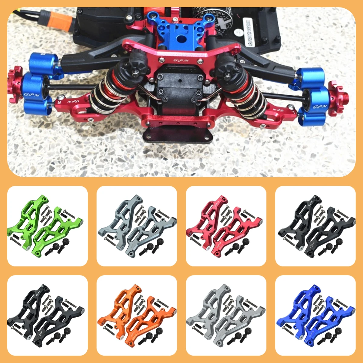 Передние нижние рычаги из сплава GPM для ARRMA Limitless V2 Infaction Typhon Felony 6S
Передние нижние рычаги из сплава GPM для ARRMA Limitless V2 Infaction Typhon Felony 6S