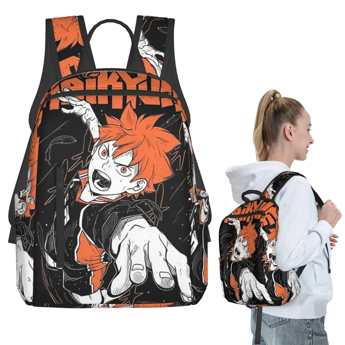 Haikyuu Anime Volleyball Backpack Student BookBag Kids School Bag Computer Shoulder Bags Boys Girls
Haikyuu Anime Volleyball Backpack Student BookBag Kids School Bag Computer Shoulder Bags Boys Girls