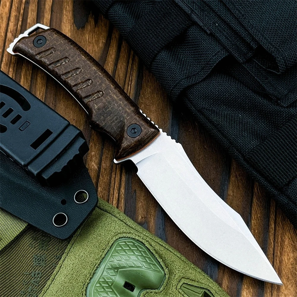 Full-Tang Survival Knife 8Cr13Mov Blade & Micarta Handle Knife with Sheath for Camping Fishing and Everyday Carry
Full-Tang Survival Knife 8Cr13Mov Blade & Micarta Handle Knife with Sheath for Camping Fishing and Everyday Carry