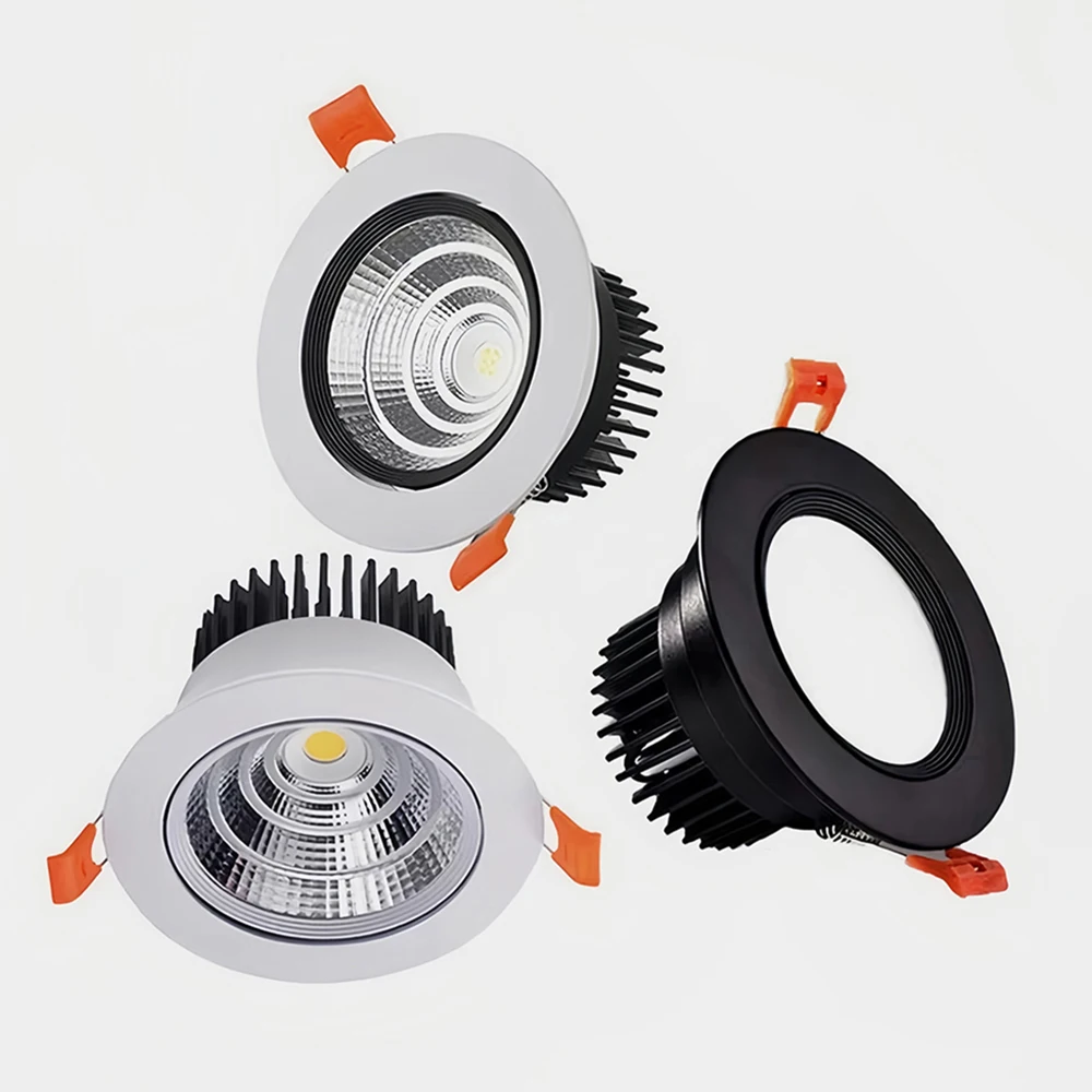 Dimmable COB LED Downlights 5W 7W 9W 12W 15W 18W Recessed LED Ceiling Spot Lights AC85V-265V LED Lamp For Home Indoor Lighting 
Dimmable COB LED Downlights 5W 7W 9W 12W 15W 18W Recessed LED Ceiling Spot Lights AC85V-265V LED Lamp For Home Indoor Lighting