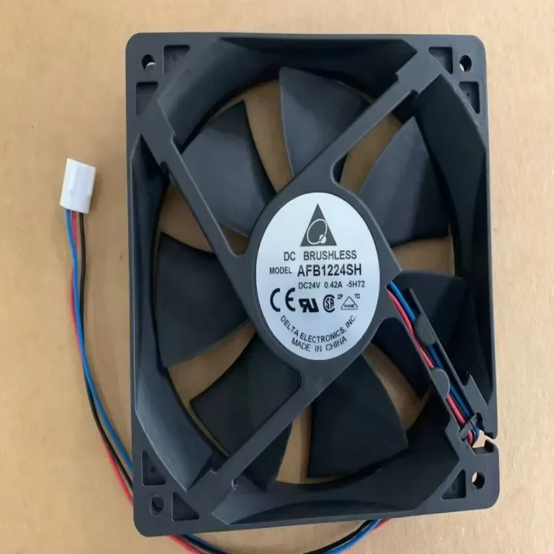 New, Ready Stock Brand New AFB1224SH 12025 120mm 12cm 24V 0.42A Tempreture Sensor 3-pin Case for Plc
New, Ready Stock Brand New AFB1224SH 12025 120mm 12cm 24V 0.42A Tempreture Sensor 3-pin Case for Plc