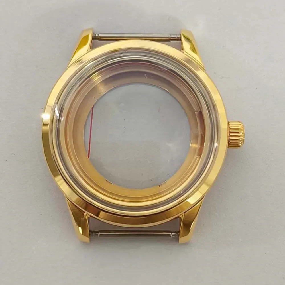 39MM Watch Case Plated Transparent Bottom Gold/Rose Case Accessories for NH35 NH36/4R/7S Movement Watches Shell
39MM Watch Case Plated Transparent Bottom Gold/Rose Case Accessories for NH35 NH36/4R/7S Movement Watches Shell
