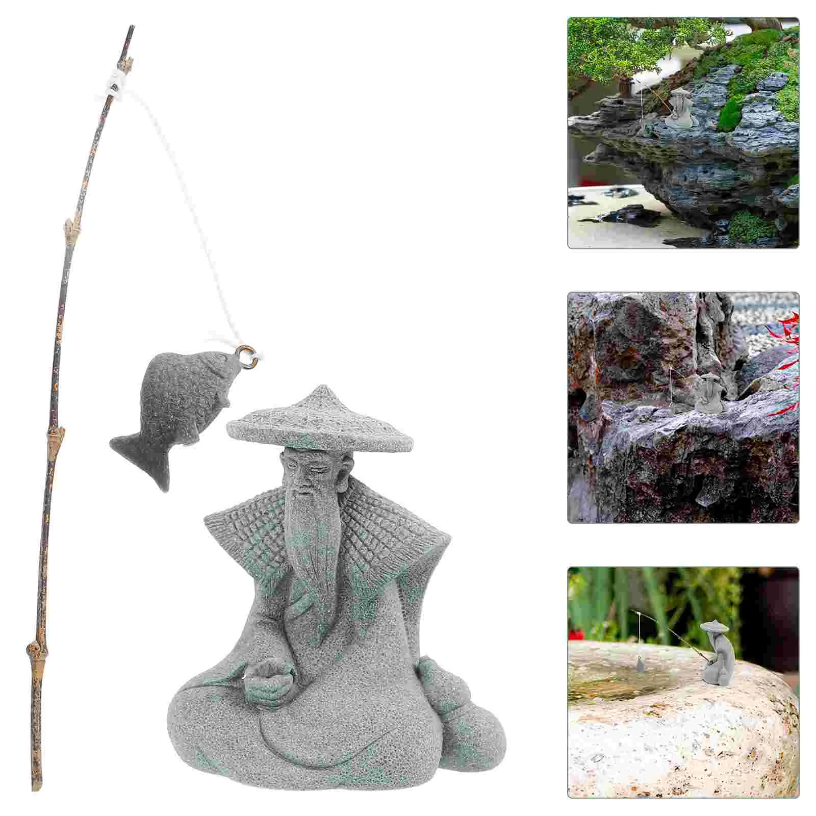 Fisherman Statue Asian Home Decor Chinese Vacuum Japanese Aquarium Bonsai Decorations Resin
Fisherman Statue Asian Home Decor Chinese Vacuum Japanese Aquarium Bonsai Decorations Resin
