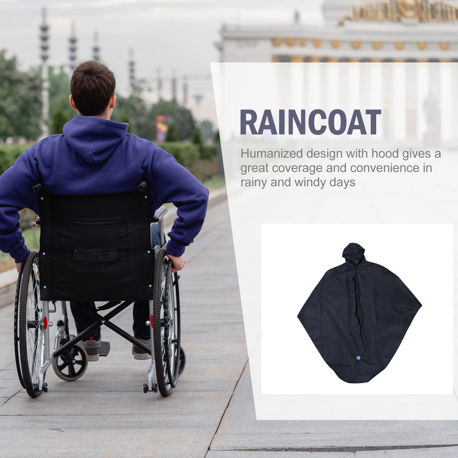 Bike Raincoat Hooded Cycling Coats Windproof Rain Coat Universal Jacket Polyester Fabric Waterproof Poncho Outdoor Activities
Bike Raincoat Hooded Cycling Coats Windproof Rain Coat Universal Jacket Polyester Fabric Waterproof Poncho Outdoor Activities