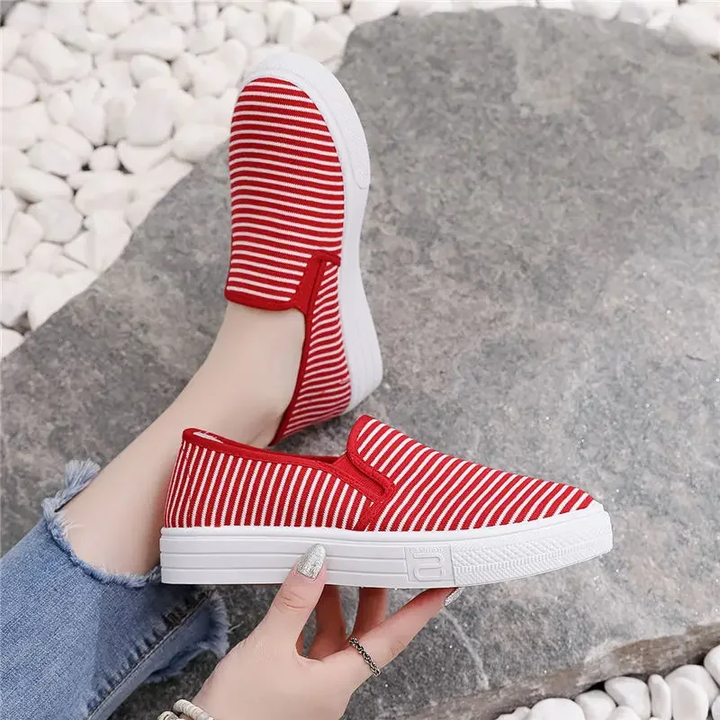 Stripe Canvas Shoes for Women Cheap Designer Luxury New In Stylish Arrival 2025 Daily Routine Aesthetic 39 Trends Woman Footwear
Stripe Canvas Shoes for Women Cheap Designer Luxury New In Stylish Arrival 2025 Daily Routine Aesthetic 39 Trends Woman Footwear