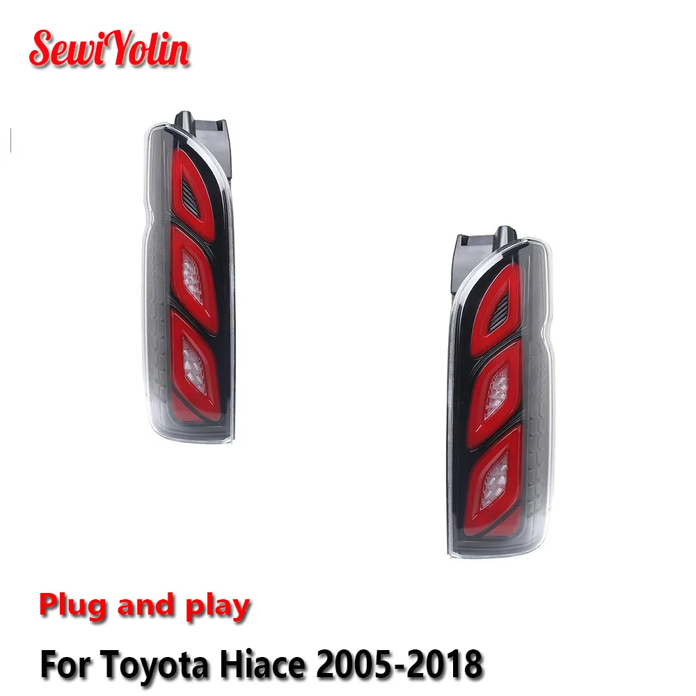 Car LED Tail Light Accessories For Toyota Hiace 2005-2018 Auto Rear Fog DRL Brake Turn Signal Lamp Plug and Play
Car LED Tail Light Accessories For Toyota Hiace 2005-2018 Auto Rear Fog DRL Brake Turn Signal Lamp Plug and Play