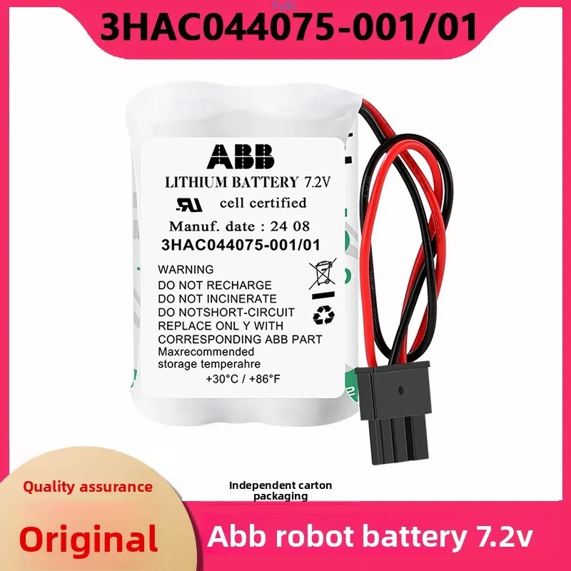 (2025)1PCS ABB serial Mseasurement Board Battery Pack SMB 3HAC044075-001/01 7.2V Robot Lithium Battery
(2025)1PCS ABB serial Mseasurement Board Battery Pack SMB 3HAC044075-001/01 7.2V Robot Lithium Battery