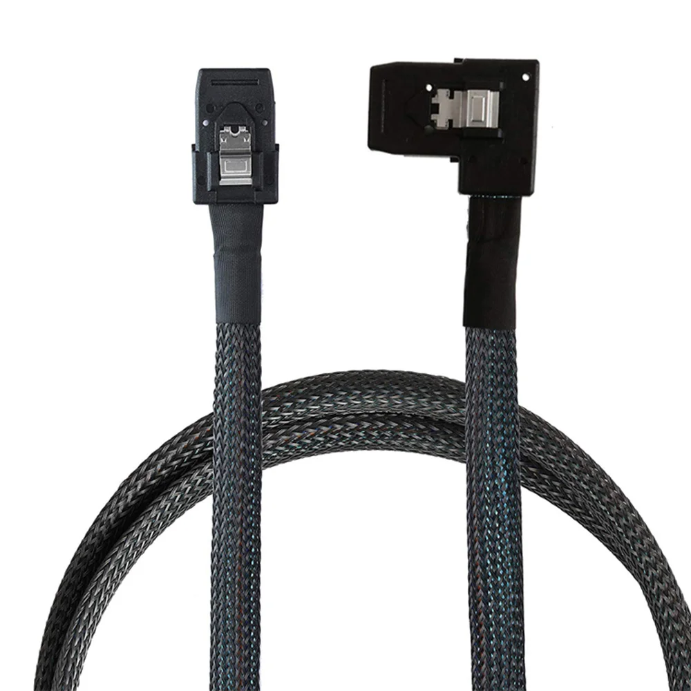 JavicTech Mini SAS 8087 Straight to SAS SFF-8087 Left-Angle Cable – 12G High-Speed Internal Server Interconnect
JavicTech Mini SAS 8087 Straight to SAS SFF-8087 Left-Angle Cable – 12G High-Speed Internal Server Interconnect