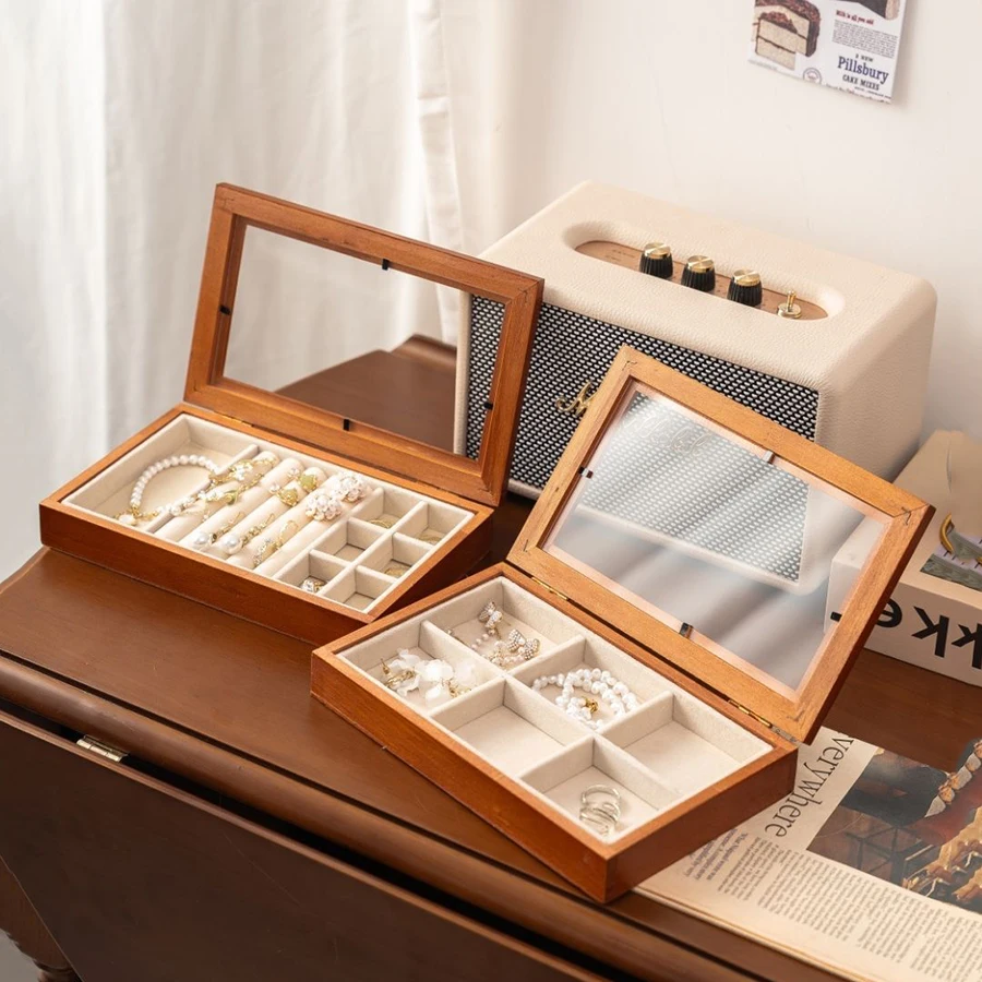 Walnut Color Jewelry Box Ring Necklace Storage Box Earrings Earrings Bracelets Jewelry Box Wood Jewelry Box
Walnut Color Jewelry Box Ring Necklace Storage Box Earrings Earrings Bracelets Jewelry Box Wood Jewelry Box