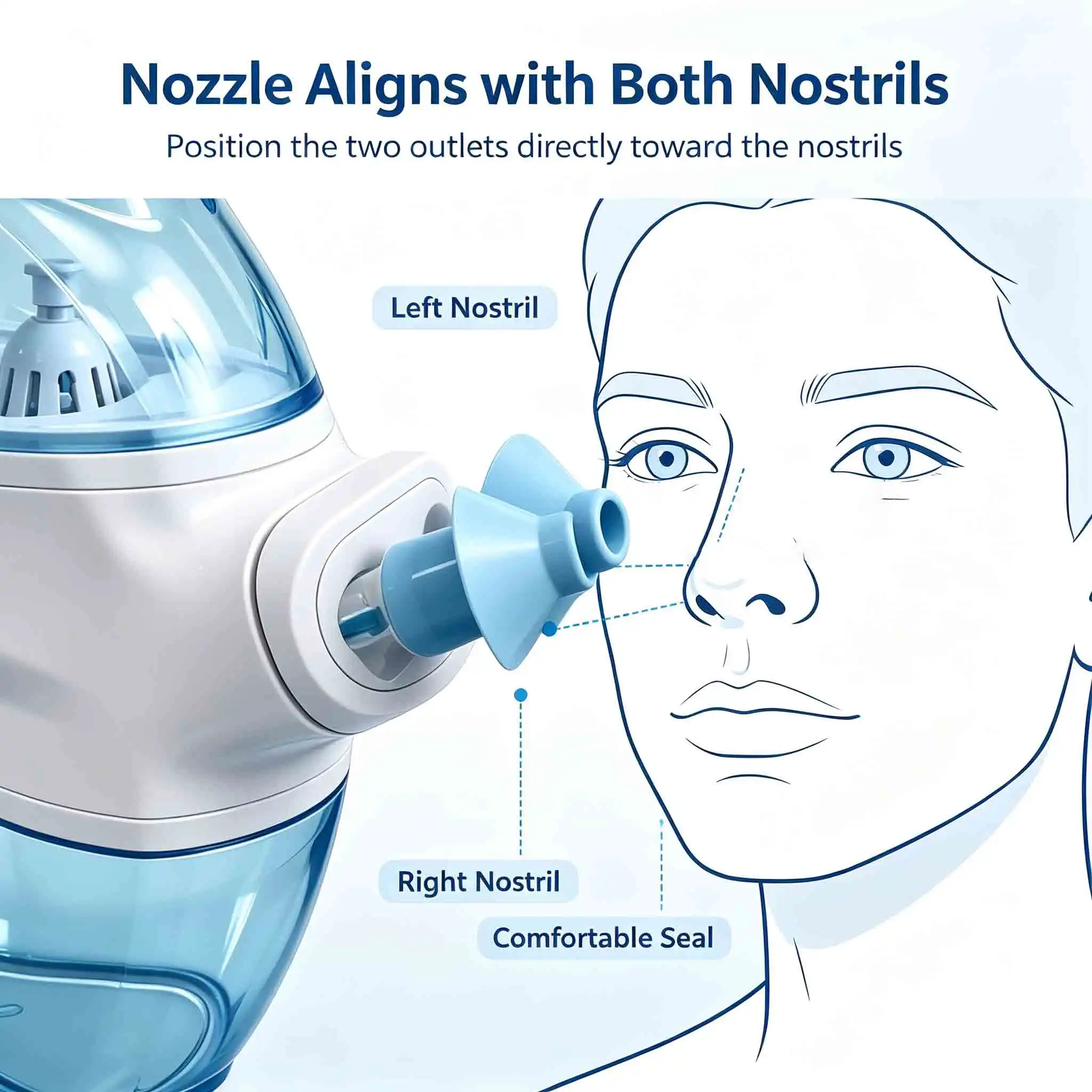 Electric Nasal Cleaner with Positive And Negative Pressure Dual Head for Adults Children And Babies Rhinitis Treatment Device
Electric Nasal Cleaner with Positive And Negative Pressure Dual Head for Adults Children And Babies Rhinitis Treatment Device