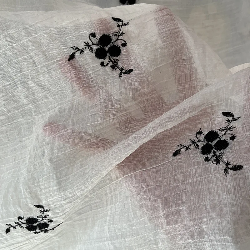 Mesh floral lace embroidery fabric for dresses and home décor DIY handmade fabric By The Yard
Mesh floral lace embroidery fabric for dresses and home décor DIY handmade fabric By The Yard