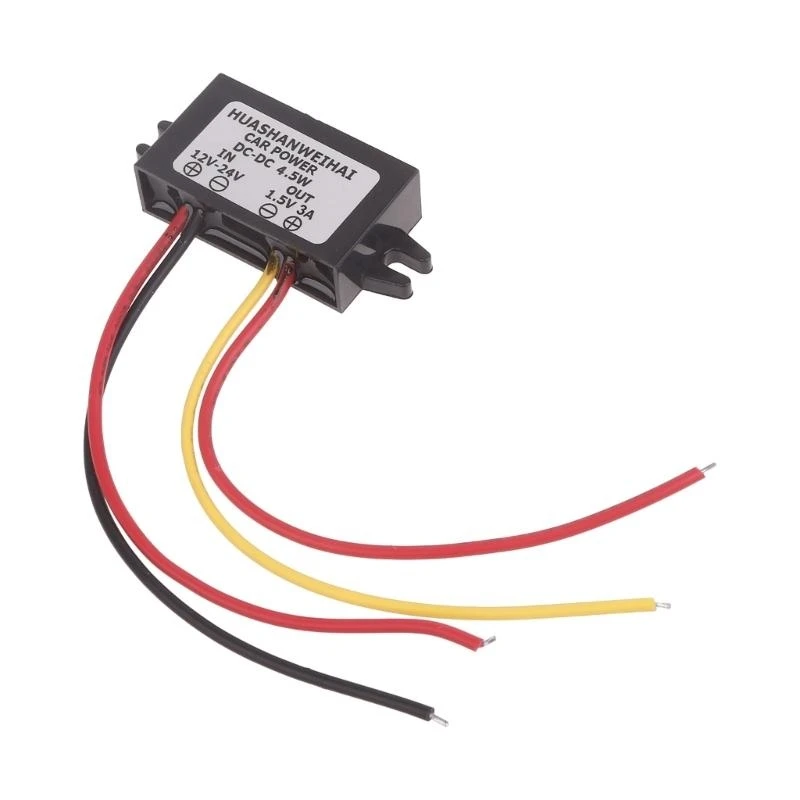 Car Power Conversion Module 12V to 1.5VStep Down Converters Module for 1.5V Toy
Car Power Conversion Module 12V to 1.5VStep Down Converters Module for 1.5V Toy