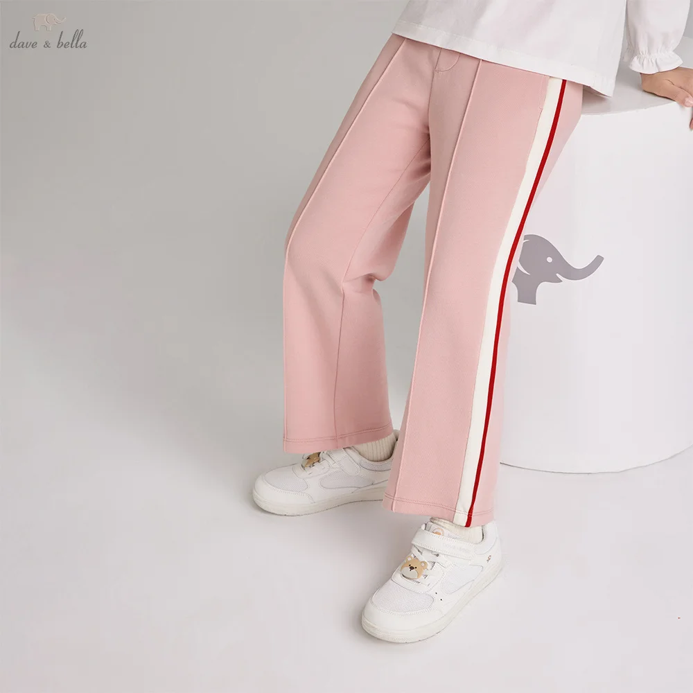 Dave Bella, детские хлопковые штаны, осенне-зимние прямые брюки для девочек с эластичной резинкой на талии, розовая повседневная уличная детская одежда DK3252707
Dave Bella, детские хлопковые штаны, осенне-зимние прямые брюки для девочек с эластичной резинкой на талии, розовая повседневная уличная детская одежда DK3252707