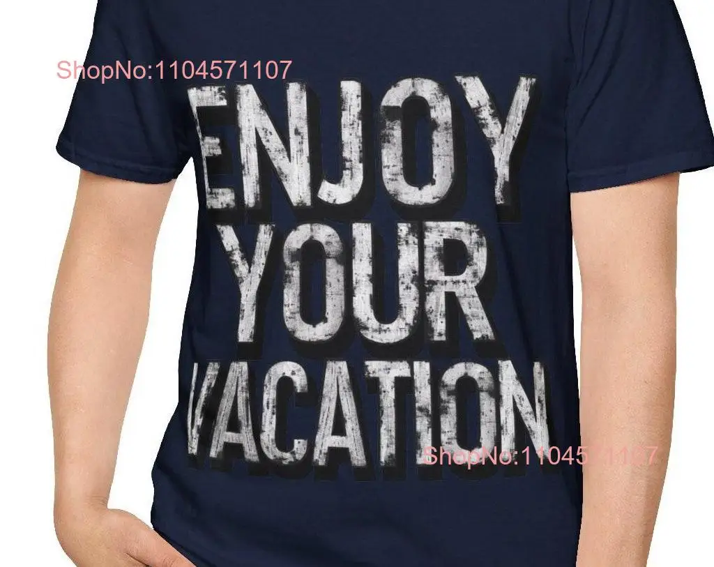 Футболка «Наслаждайся своим отпустком» вдохновляющая жизнь для повседневного ношения с длинными или короткими рукавами
Футболка «Наслаждайся своим отпустком» вдохновляющая жизнь для повседневного ношения с длинными или короткими рукавами