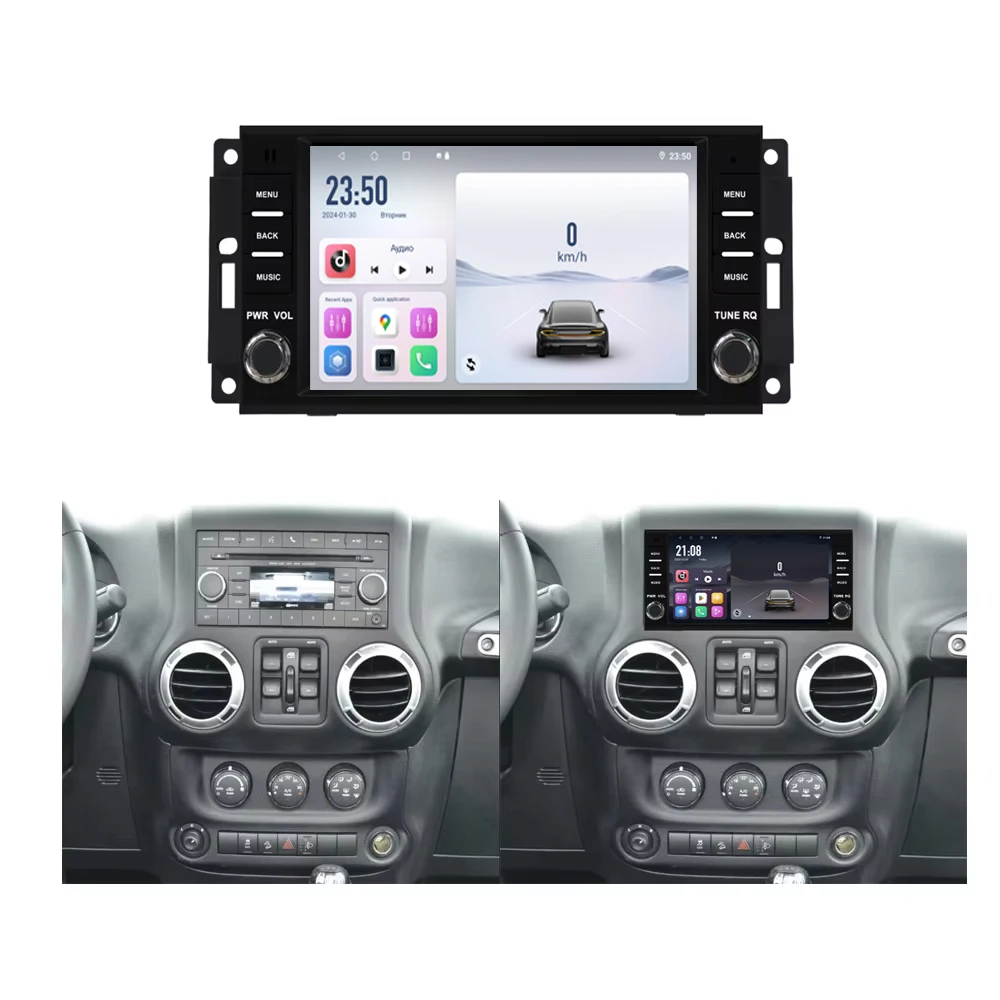4GB+64GB 7" For Jeep Wrangler JK 2011-2017 Car Stereo Radio CarPlay Android15 Auto Head Unit GPS 4G+WIFI Navi Multimedia Player
4GB+64GB 7" For Jeep Wrangler JK 2011-2017 Car Stereo Radio CarPlay Android15 Auto Head Unit GPS 4G+WIFI Navi Multimedia Player