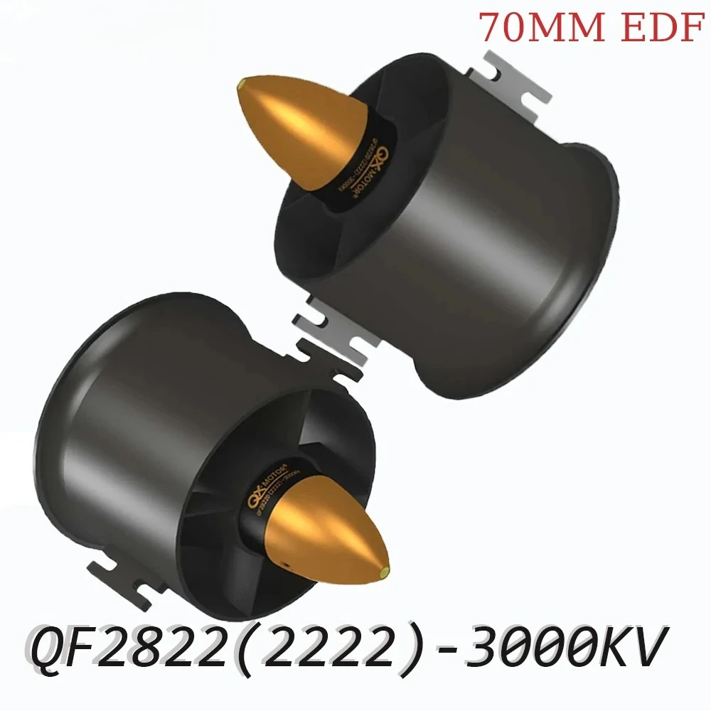 QX-Motor 6 Blades Ducted Fan 70MM EDF With QF2822 3000KV Brushless Motor FOR FMS / Freewing Remotely Control Model Part
QX-Motor 6 Blades Ducted Fan 70MM EDF With QF2822 3000KV Brushless Motor FOR FMS / Freewing Remotely Control Model Part