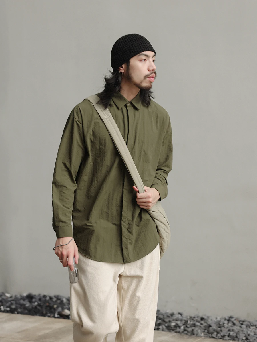 Noears Limited Edition Lightweight Outdoor Nylon Color Shirt Japanese Style Climbing Collar Shirt Breathable Long Sleeve
Noears Limited Edition Lightweight Outdoor Nylon Color Shirt Japanese Style Climbing Collar Shirt Breathable Long Sleeve