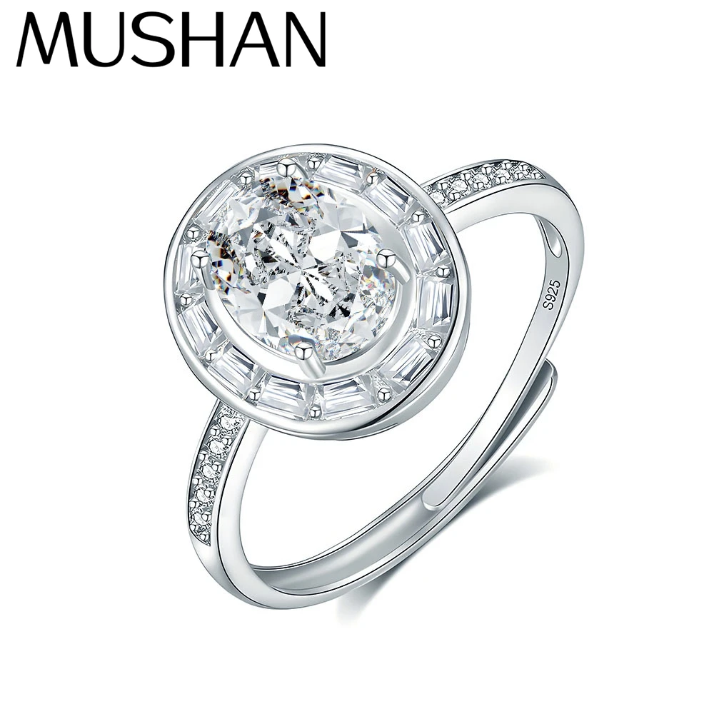 MuShan Brand Jewelry 925 Sterling Silver Ring Brilliant Moissanite Handmade Ring for Spouse 18K Gold Plated MST Patent Rings
MuShan Brand Jewelry 925 Sterling Silver Ring Brilliant Moissanite Handmade Ring for Spouse 18K Gold Plated MST Patent Rings