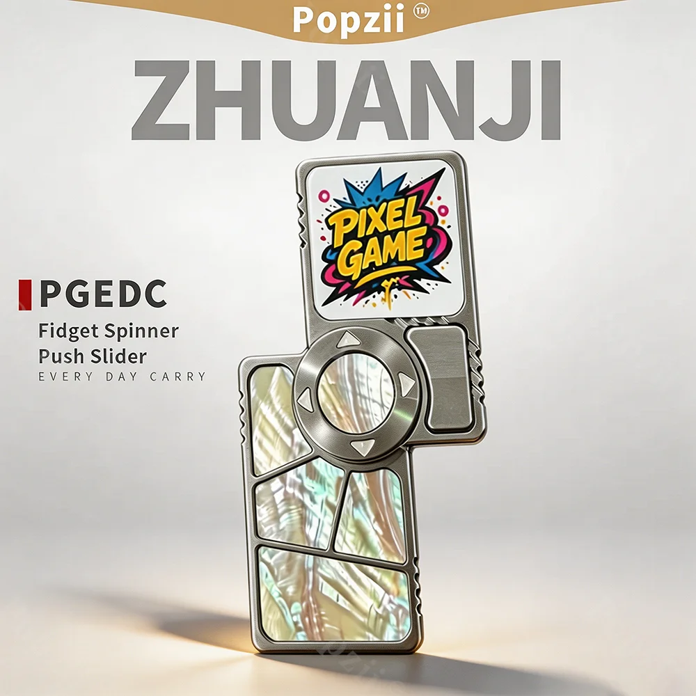PGEDC ZHUANJI Fidget Slider Stainless Steel Luminous Fritillaria Mechanical Slider Spinner Stress Relief Toy Original Design
PGEDC ZHUANJI Fidget Slider Stainless Steel Luminous Fritillaria Mechanical Slider Spinner Stress Relief Toy Original Design