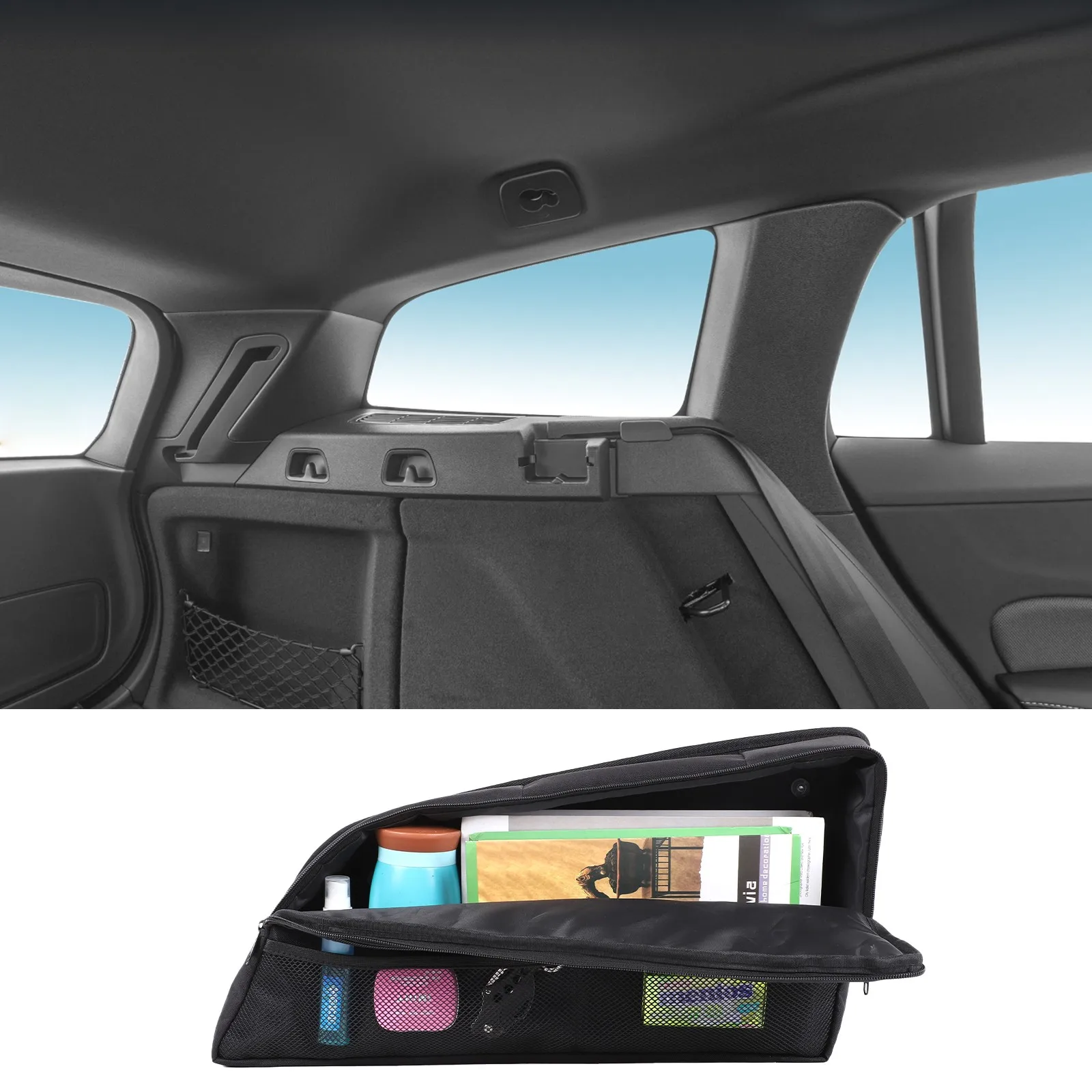 Cloth Car Trunk Window Multipurpose Storage Bag Pouch For Volvo V60 / V60CC 2019-26 Stowing Tidy Organizer Tool Bag Accessories
Cloth Car Trunk Window Multipurpose Storage Bag Pouch For Volvo V60 / V60CC 2019-26 Stowing Tidy Organizer Tool Bag Accessories