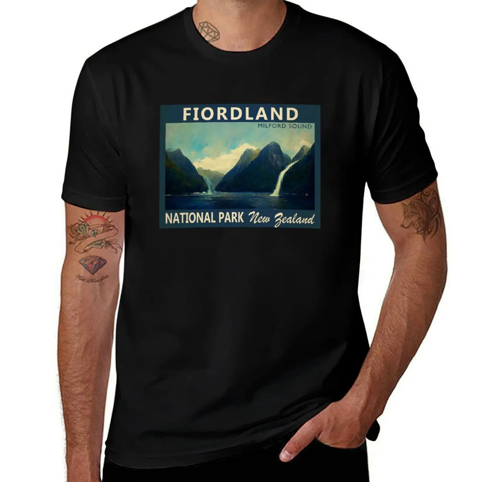 Fiordland National Park New Zealand Watercolor Vintage T-Shirt Louboutins customs essential t shirt quick drying t shirt men
Fiordland National Park New Zealand Watercolor Vintage T-Shirt Louboutins customs essential t shirt quick drying t shirt men