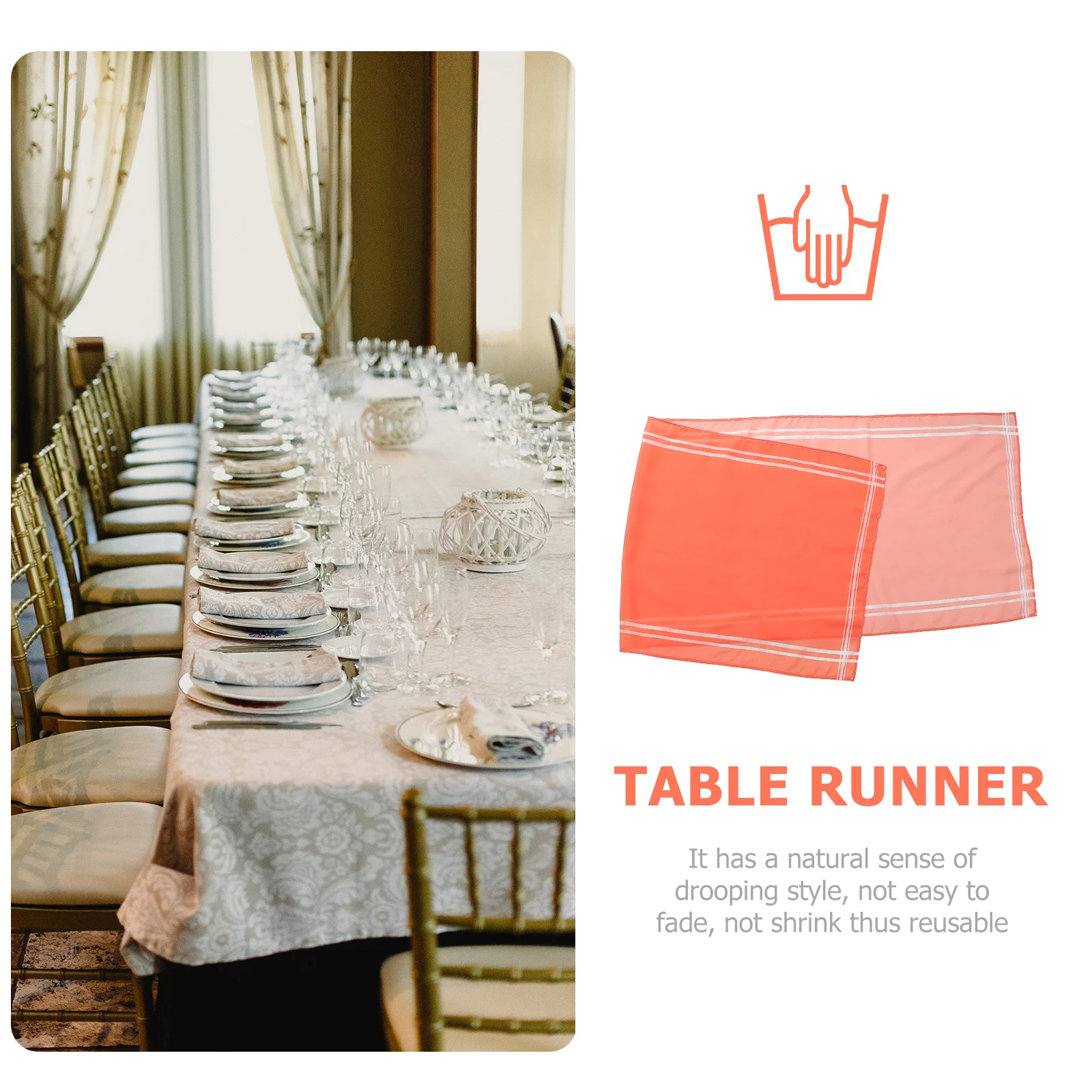 Polyester Solid Dining Runner Table Dining Table Runner Cover For Party Wedding Banquet Birthday Baby Shower Decor
Polyester Solid Dining Runner Table Dining Table Runner Cover For Party Wedding Banquet Birthday Baby Shower Decor