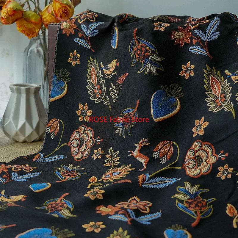 1 Meter Classic Pastoral Style Yarn Dyed Jacquard Fabric Women's Exquisite Dress Makeup Bag Decorative Sewing Fabric 50cmx150cm
1 Meter Classic Pastoral Style Yarn Dyed Jacquard Fabric Women's Exquisite Dress Makeup Bag Decorative Sewing Fabric 50cmx150cm