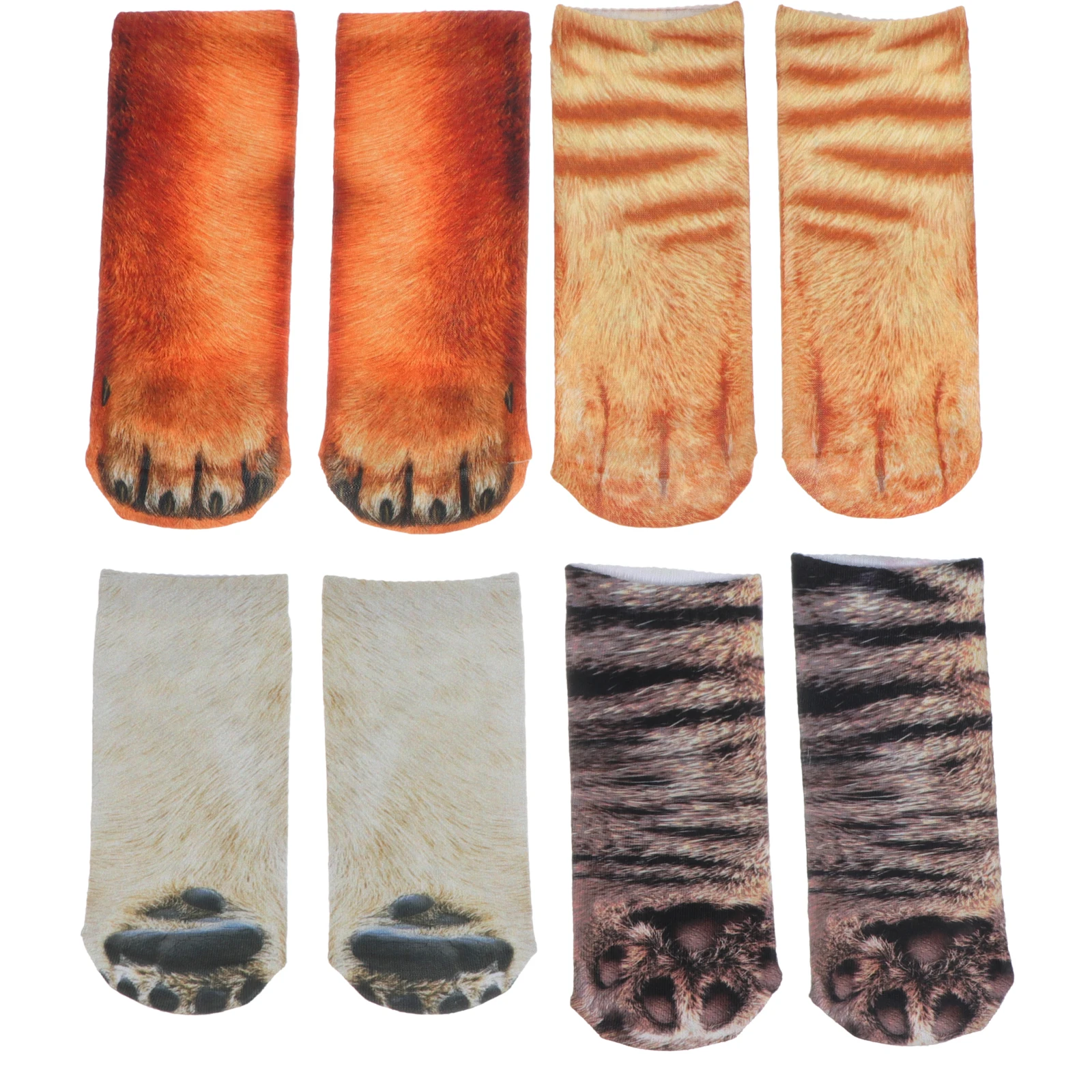 4 Pairs Animal Paw Socks Funny 3D Decorative Kids Party Men Women Halloween Cosplay Christmas
4 Pairs Animal Paw Socks Funny 3D Decorative Kids Party Men Women Halloween Cosplay Christmas
