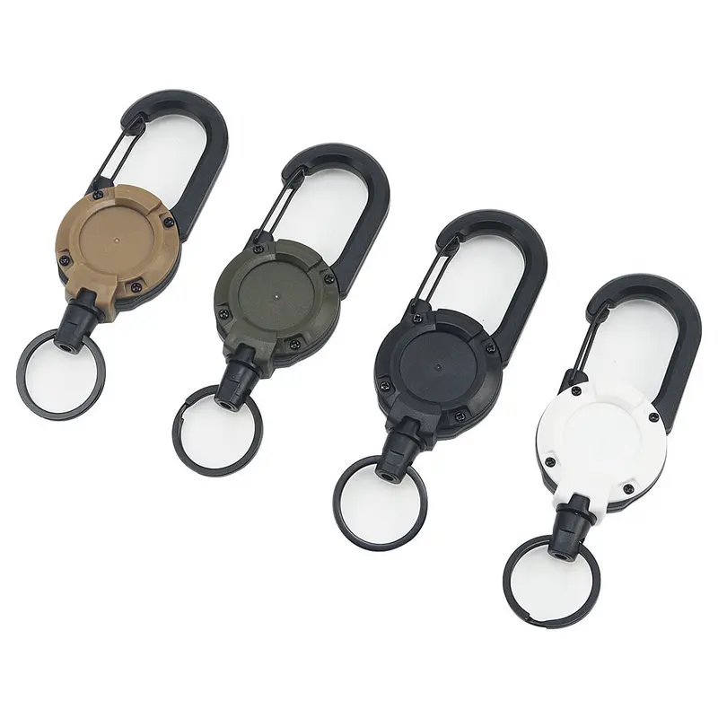 Outdoor Camping Easy to Pull Buckle Telescopic Buckle Wire Rope Multi-function Key Chain Camping Rebound Anti-loss Rope white
Outdoor Camping Easy to Pull Buckle Telescopic Buckle Wire Rope Multi-function Key Chain Camping Rebound Anti-loss Rope white