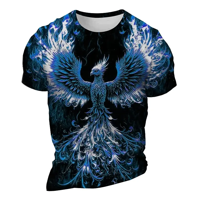 Fashion 3D Rosefinch Printed T Shirt For Men Funny Flame Animal Pattern Oversized T-shirt Summer Casual O-neck Short Sleeve Tops
Fashion 3D Rosefinch Printed T Shirt For Men Funny Flame Animal Pattern Oversized T-shirt Summer Casual O-neck Short Sleeve Tops