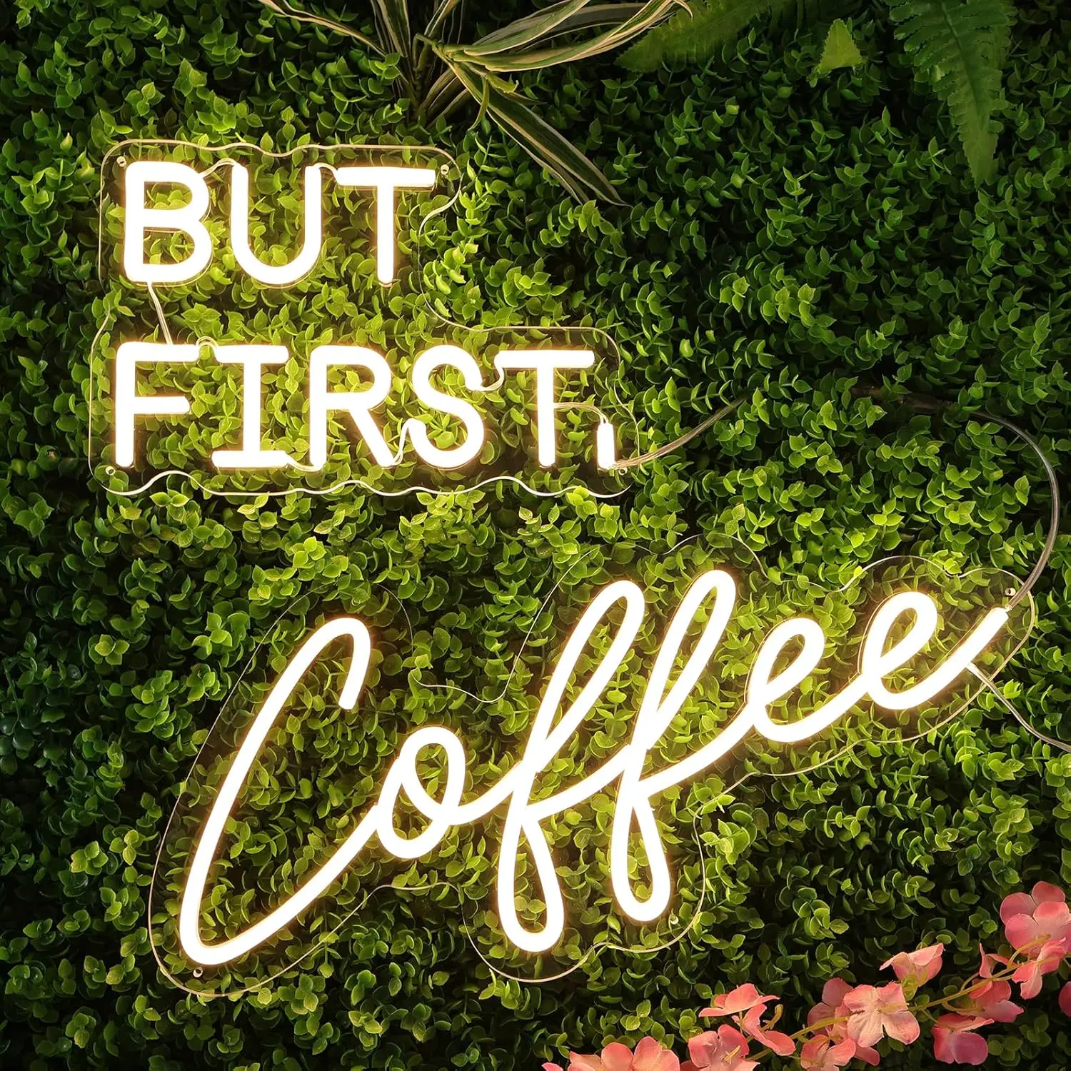 But First Coffee Neon Sign 17x16in Dimmable Warm White LED for Wall Decor Cafe Shop
But First Coffee Neon Sign 17x16in Dimmable Warm White LED for Wall Decor Cafe Shop