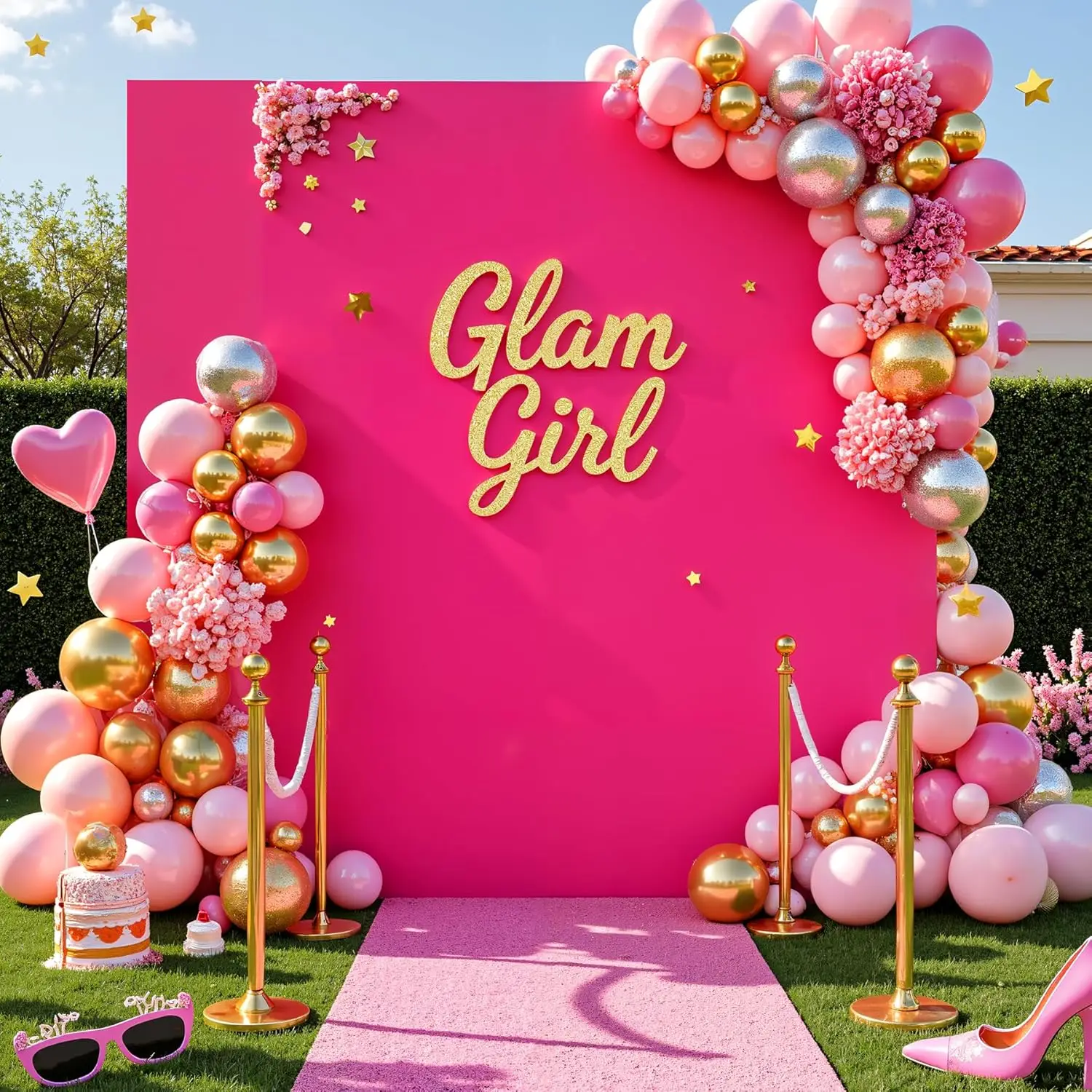 Yeele 2-sided Pink Square Backdrop Cover Custom Logo Text Size Baby Shower Birthday Wedding Party Decoration Stretchy Background
Yeele 2-sided Pink Square Backdrop Cover Custom Logo Text Size Baby Shower Birthday Wedding Party Decoration Stretchy Background