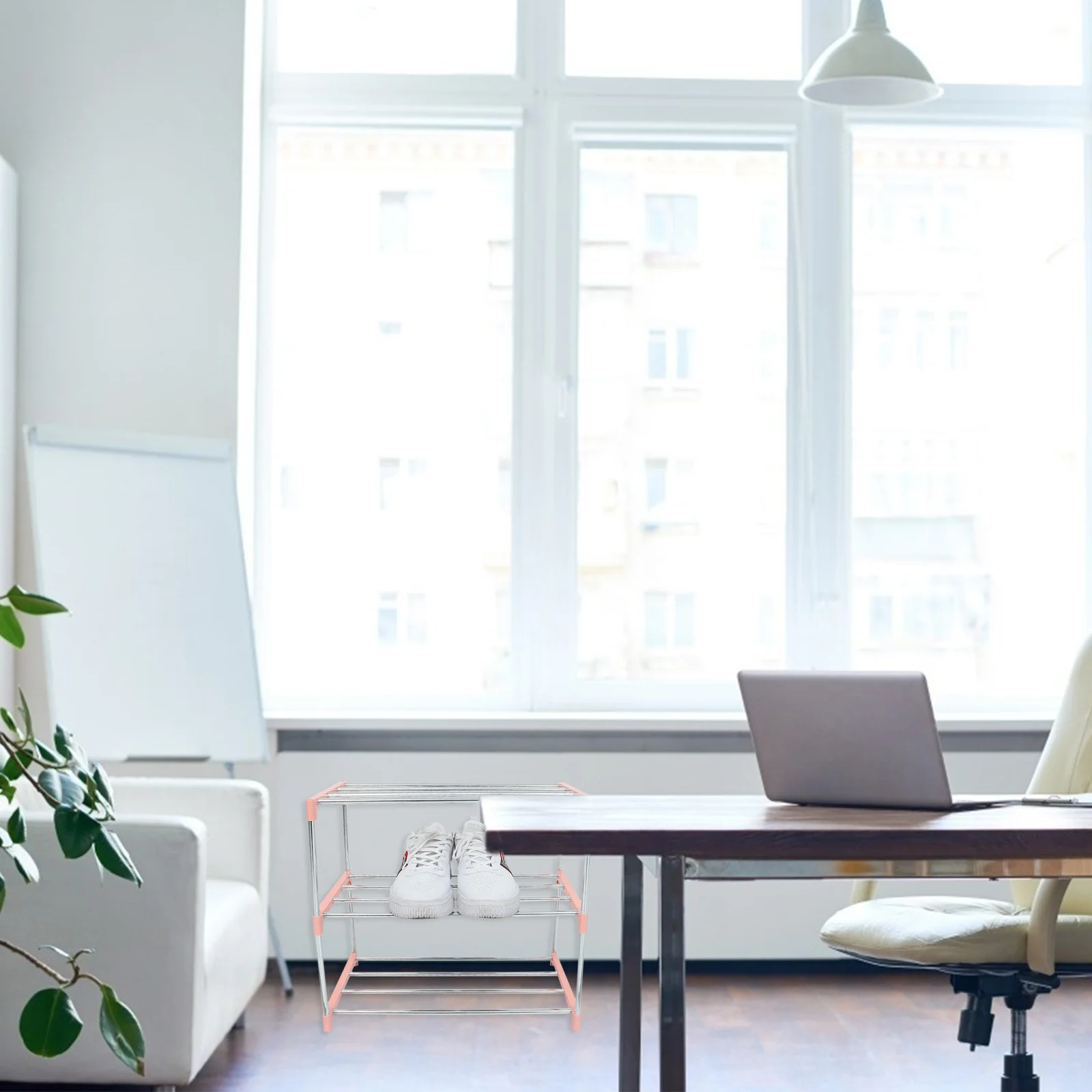 1Pcs Multi-Functional Shoe Rack Smooth Surface Easy Clean Loose Storage Space Saving Time Effort Dormitory Holder
1Pcs Multi-Functional Shoe Rack Smooth Surface Easy Clean Loose Storage Space Saving Time Effort Dormitory Holder