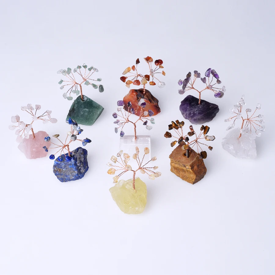 1pc Crystal Money Tree Copper Wire Wrapped Lucky Feng Shui Tree Crystal Stone Base Reiki Chakra Energy Home Desktop Ornament
1pc Crystal Money Tree Copper Wire Wrapped Lucky Feng Shui Tree Crystal Stone Base Reiki Chakra Energy Home Desktop Ornament