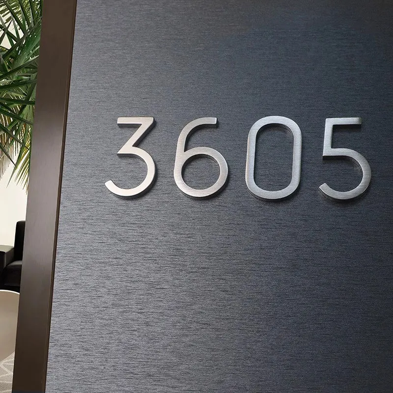 Solid Stainless Steel DIY Decorative Hotel Door Numbers Self Adhesive Home Number Digital Signs for Apartment DIY Wall Sticker
Solid Stainless Steel DIY Decorative Hotel Door Numbers Self Adhesive Home Number Digital Signs for Apartment DIY Wall Sticker