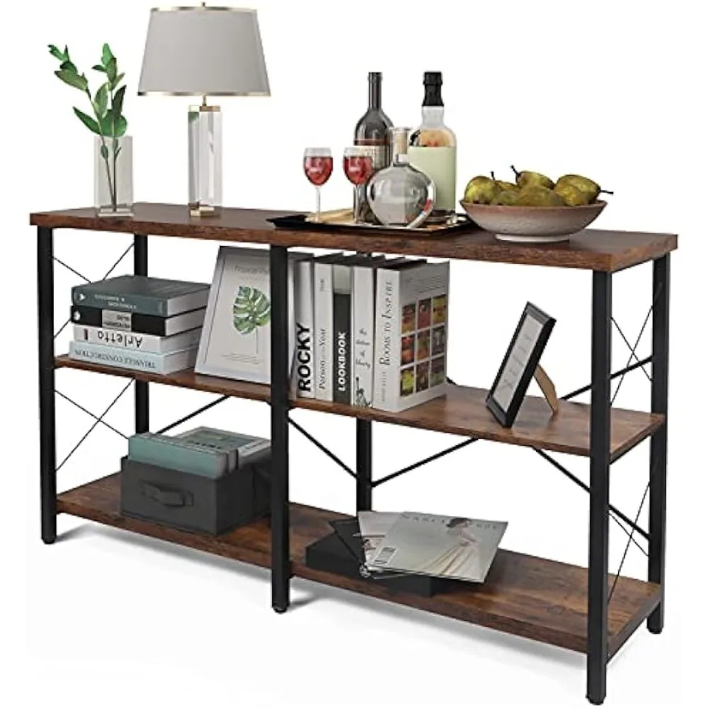 Console Table for Entryway,Industrial TV Sofa Table with 3-Tier Storage Open Shelves,for Entryway Living Room with Non-Scratch f
Console Table for Entryway,Industrial TV Sofa Table with 3-Tier Storage Open Shelves,for Entryway Living Room with Non-Scratch f