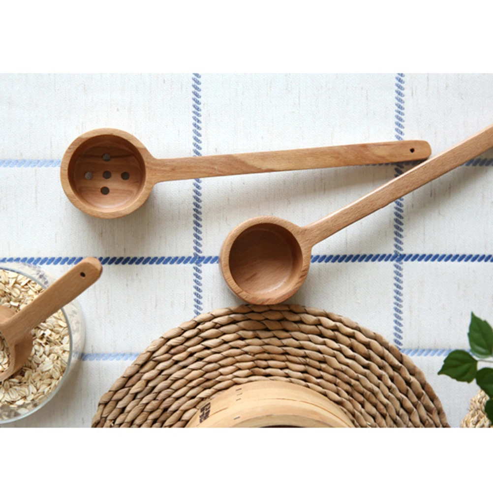 Wooden Colander Slotted Spoon Kitchen Serving Coffee Long Handle Spoons Water Spoon Premium Solid Wood Reusable Natural
Wooden Colander Slotted Spoon Kitchen Serving Coffee Long Handle Spoons Water Spoon Premium Solid Wood Reusable Natural