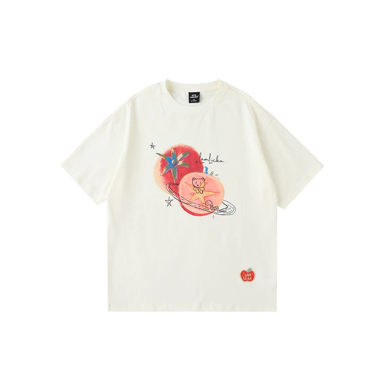 Motorcycle Tomato Tomato Printed T-Shirt White Trendy Loose Half-Sleeved Men's Heavy Cotton Breathable
Motorcycle Tomato Tomato Printed T-Shirt White Trendy Loose Half-Sleeved Men's Heavy Cotton Breathable